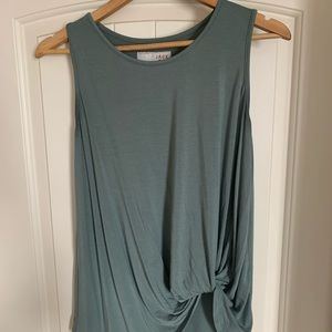 JACKSON ROWE KNOTTY TANK- Colour Sea Green